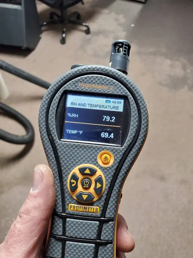 Moisture meter humidity assessment for Mold Remediation & Removal in Conewago